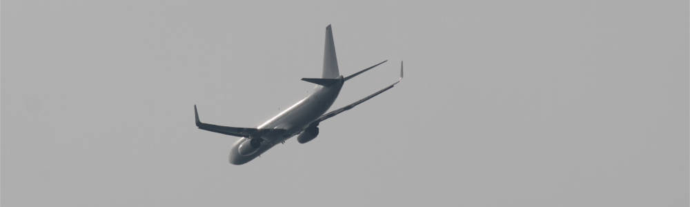 Flugradar: Bild eines Flugzeugs, das auf einem Flugradar erscheint